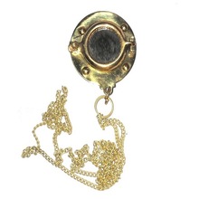 Nautical Brass PORTHOLE Pendant with chain