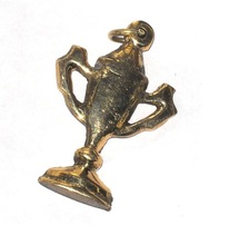 Nautical brass world cup key chain Reproduction