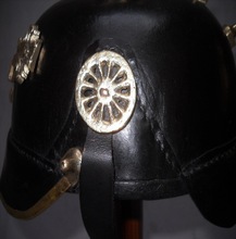 Gh Pickelhaube Armor leather helmet