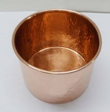 Copper Candle Jar Bowl