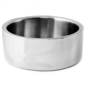 Double Wall Stainless Steel Straight Salad Bowl