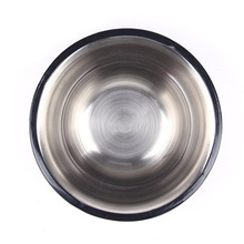Rounded STAINLESS STEEL Non Skid Pet Bowls, for Dogs, Size : Customized Size