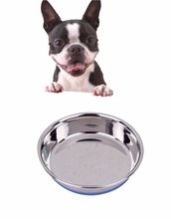 Stainless Steel Silicon Base Puppy Dish Bowl