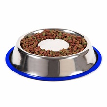 Stainless Steel Slow Feed Dog Bowls