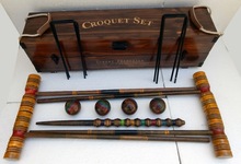 HRM Wood Croquet Set