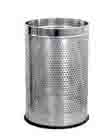 HRM Stainless Steel Perforated Dustbin, for Office, Feature : Eco-Friendly