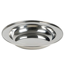 Round Shape Stainless Steel Soup Dish dinner plate