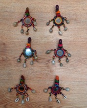 Banjara key chains tassels, Pattern : Handmade