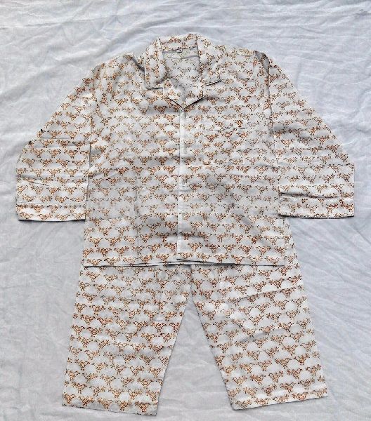 cotton hand block printed Kids Pajama sets