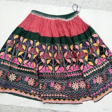 100% Cotton hand embroidery banjara skirts, Size : Free Size