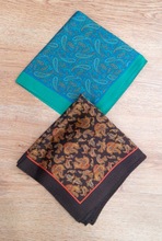 Silk classic design pocket squares