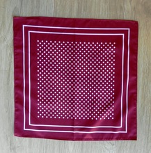silk printed men handkerchief