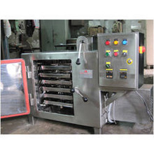 Industrial hot air tray dryer, for all material