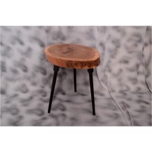 Wooden Stool, for Home Furniture, Color : Natural