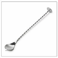 Metal Twisted Spoon with Masher, Certification : SGS