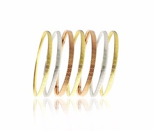 Three Tone Plated Semanario Bangles, Occasion : Anniversary, Engagement, Gift, Party, Wedding, Daily Use