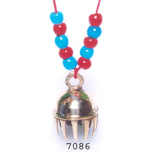 Metal Beads Fitted Cow Bell
