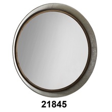 Galvanized Metal Round Mirror