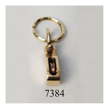 Metal Nautical Brass Pulley Keychain
