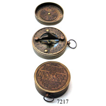 Nautical Pocket Sundial Compass