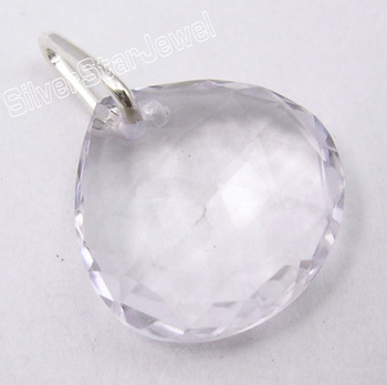 Silver Star CLEAR CRYSTAL Pendant, Occasion : Engagement