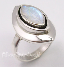 Marquise shape designer mens ring