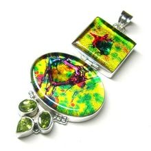 Dichroic Glass Gemstone