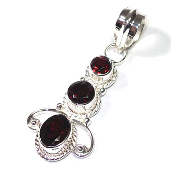 Garnet Gemstone Pendants