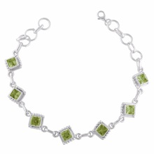 Peridot bracelet