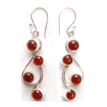 Red Onyx Dangle Earring, Occasion : Engagement, Gift, Party, Wedding