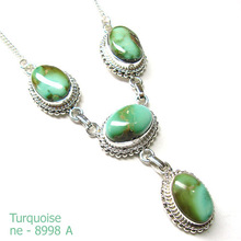 Turquoise semi precious stone necklace, Occasion : Anniversary, Engagement, Gift, Party, Wedding