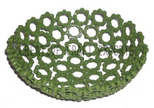 Recycled Bicycle Chain Fruit Bowl