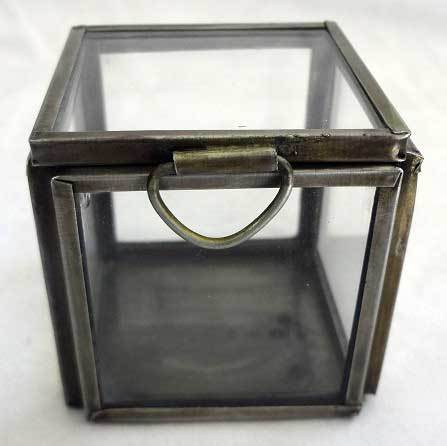 Glass and Iron Storage Box