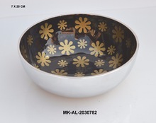 MKI Metal Aluminum Handicraft Bowl