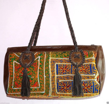 VISHAL Cotton banjara Gypsy Clutch bag, Color : Stripe