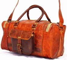 Genuine leather Heavy luggage carry bag, Gender : Unisex