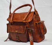 goat leather handbag