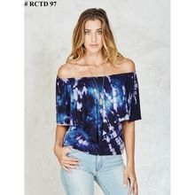 Indigo Boho Top