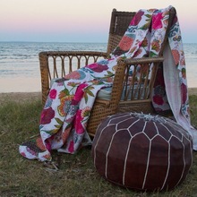 Reversible kantha blanket