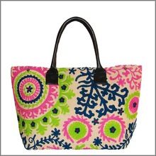 Cotton Fabric Women Tote Shoulder Bag, Style : Fashion