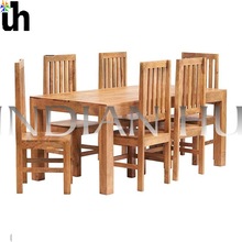 Dining Set with Wooden Chairs