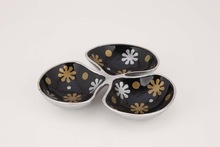 Z.M. Creations Metal Decorative DryfruiT Bowl, Size : 23 Cm
