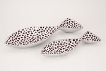 Fish Shape Decorative Enamel Bowl, Size : 59 Cm, 45 Cm