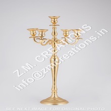 Gold Finish Candelabra, for Weddings