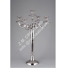 Nickle Candelabra Candle Stand