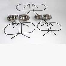 Black Epoxy Metal Wire Frame Double Diners set