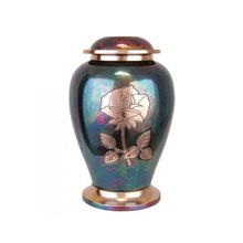H2O Metal adult brass Funeral urns, Style : American Style