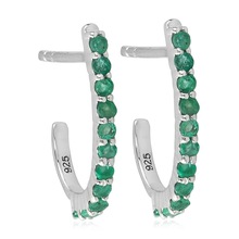 Emerald Wholesale Hoop Earring, Occasion : Anniversary, Engagement, Gift, Party