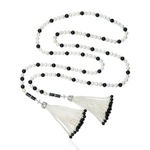 Gemco Designs Onyx Diamond Tassel Necklace, Occasion : Anniversary, Engagement, Gift, Party