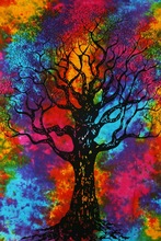 Wall Hanging Tie Dye Tapestry